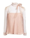 Red Valentino Woman Top Antique Rose Size 6 Polyamide In Pink