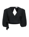 Red Valentino Woman Top Black Size 4 Polyester