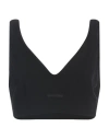 Red Valentino Woman Top Black Size Xl Viscose, Polyester