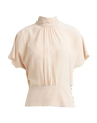Red Valentino Woman Top Blush Size 4 Silk In Pink