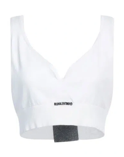 Red Valentino Woman Top Ivory Size Xs Viscose, Polyester In White