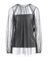 Red Valentino Woman Top Lead Size 2 Polyester In Grey