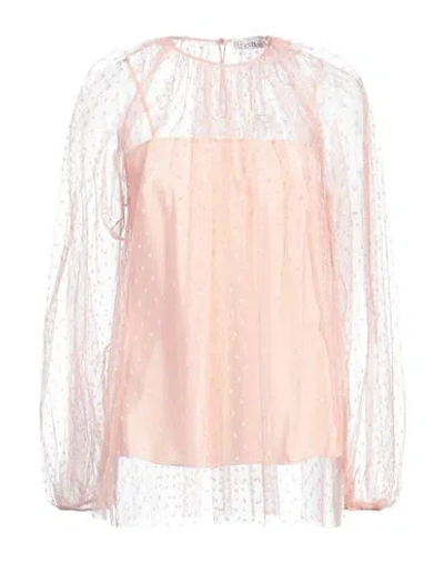 Red Valentino Woman Top Pink Size 2 Polyester