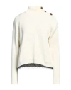 Red Valentino Woman Turtleneck Ivory Size M Acrylic, Wool, Polyamide In White