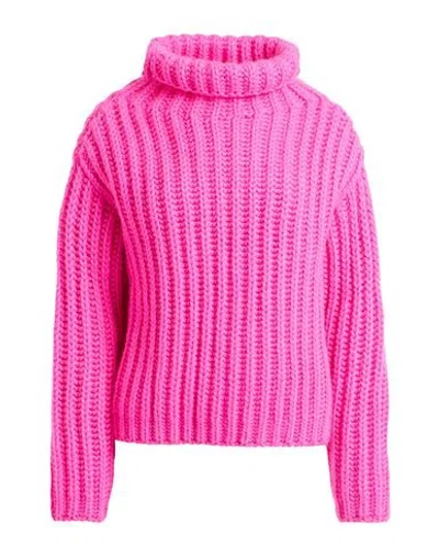 Red Valentino Woman Turtleneck Pink Size M Wool, Mohair Wool