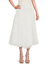 RED VALENTINO WOMEN'S LACE MAXI A-LINE SKIRT