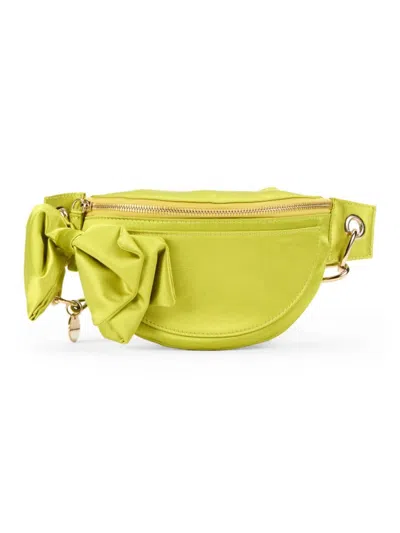Red Valentino Women's Large Bow Belt Bag In Green
