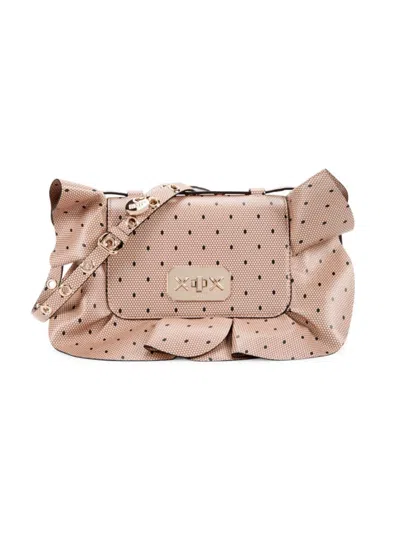 Red Valentino Women's Large Leather Crossbody Bag In Pink