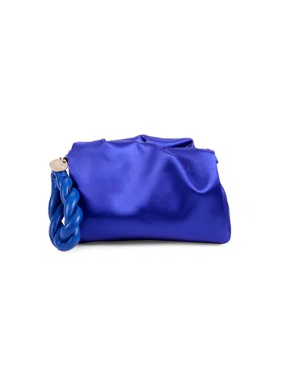 Red Valentino Women's Large Wristlet Pouch In Blue