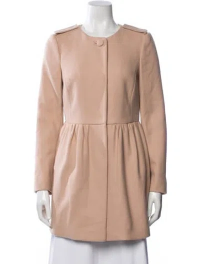 Pre-owned Red Valentino Wool Coat In Pink