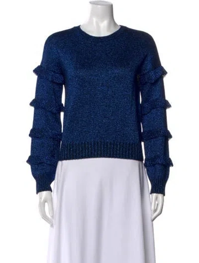 Pre-owned Red Valentino Wool Crew Neck Sweater