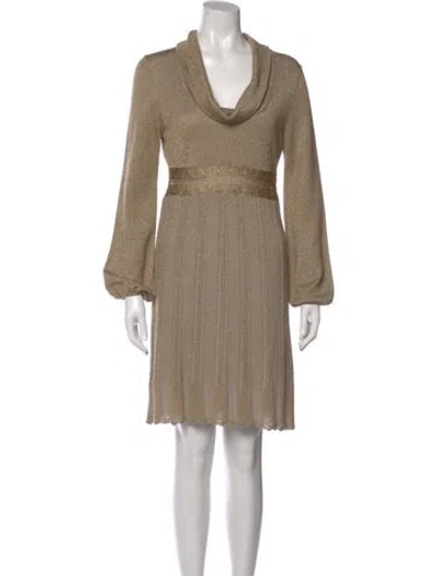 Pre-owned Red Valentino Wool Mini Dress