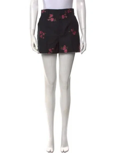 Pre-owned Red Valentino Wool Mini Shorts W/ Tags In Blue