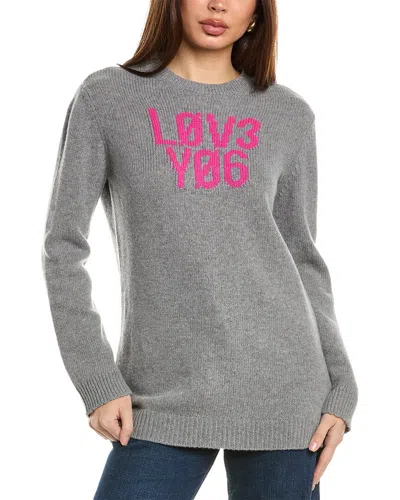Red Valentino Wool Sweater In Grey
