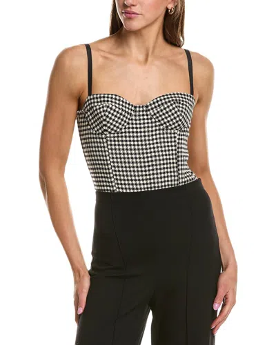 Red Valentino Wool-blend Bodysuit In Black