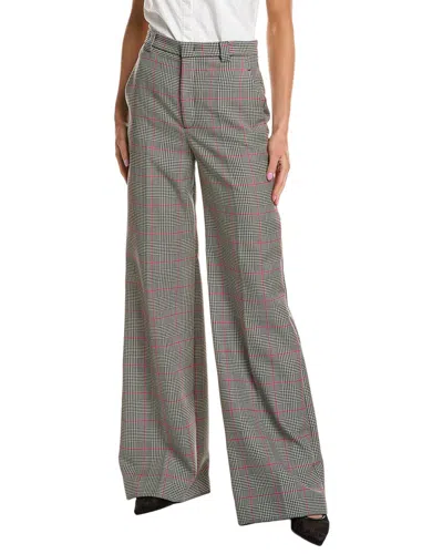 Red Valentino Wool-blend Pant In Gray