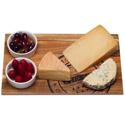 Red Vanilla Acacia Serving Tray In White