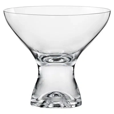 Red Vanilla Cain 11 Oz. Martini Glass In Clear
