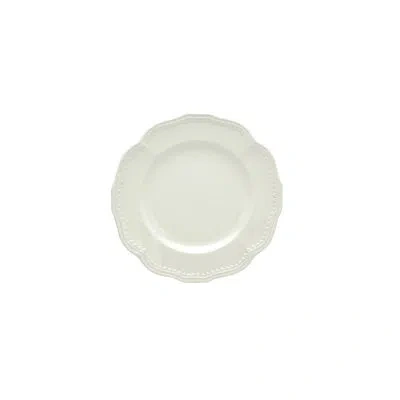 Red Vanilla Classic White 8.75" Salad Plate In Cream;ivory;creamy White