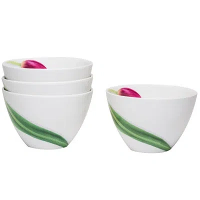 Red Vanilla Dutch Garden 20 Oz. Cereal Bowl In Floral