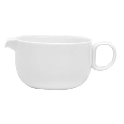 Red Vanilla Everytime Gravy Boat In Creamy White