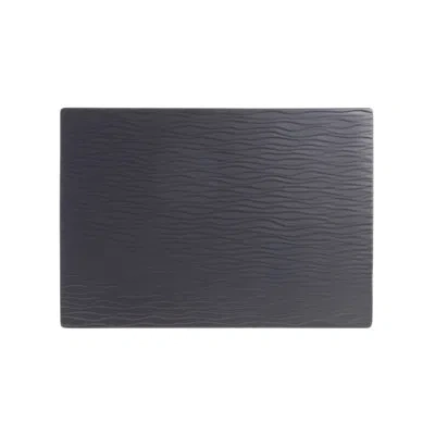 Red Vanilla River Service Cheese Board And Platter In Black