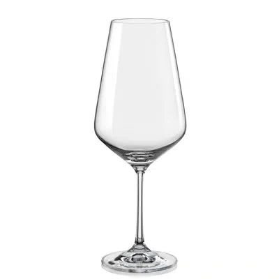 Red Vanilla Sandra 19 Oz. Red Wine Glass In Clear