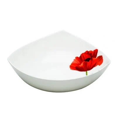 Red Vanilla Summer Sun 16 Oz. Soup Bowl In White