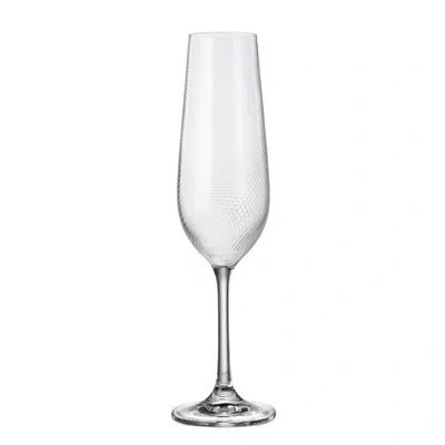 Red Vanilla Tyto Fluted Champagne 200 ml In Transparent