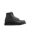 Red Wing 8074 Moc Toe Black Leather Boot In Black