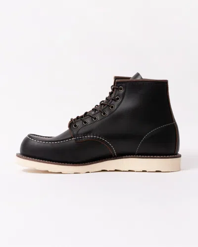 Red Wing 6 Inch Moc Toe Mens Boot - Black Prairie Uk8 Eu42