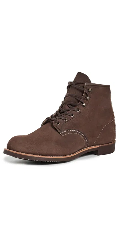Red Wing Blacksmith Boots Chocolate Muleskinner In Brown