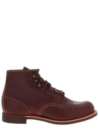 Red Wing Men's Blacksmith 3340 Oil Slick Lace-up Boot (fw25) In Animal Print