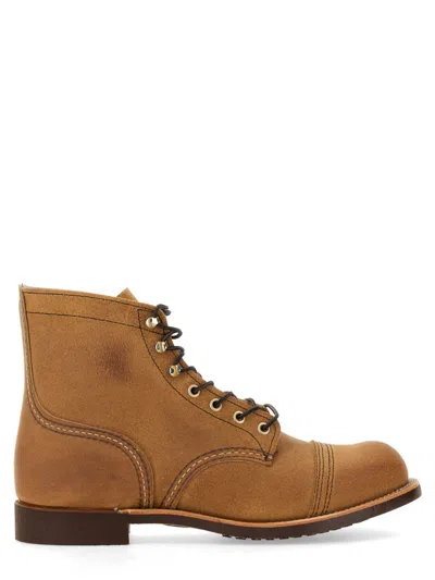 Red Wing Boot Iron Ranger In Brown