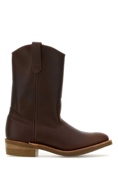Red Wing Brown Leather Boots