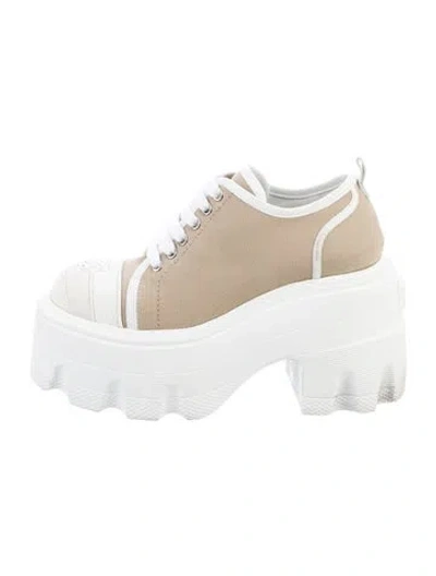 Pre-owned Red Wing Canvas Chunky Sneakers In Silver/white