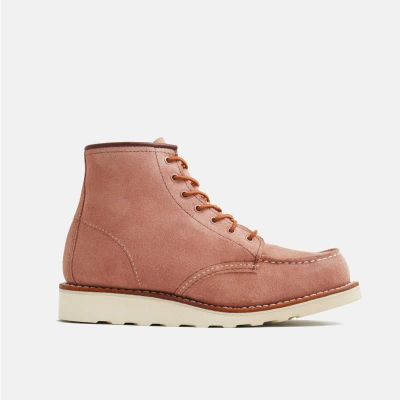 Red Wing Classic Moc In Dusty Rose
