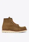 Red Wing Classic Moc Leather Ankle Boots In Green