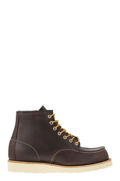 Red Wing Classic Moc - Leather Boot With Laces In Brown
