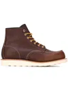 Red Wing Classic Moc Leather Boots In Brown