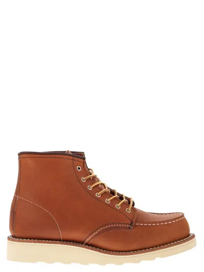 Red Wing Classic Moc - Leather Lace-up Boot In Gold