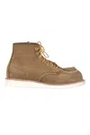 Red Wing Olive Mohave Classic Moc Leather Ankle Boots In Brown