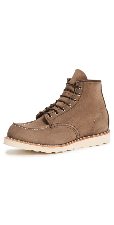 Red Wing Classic Moc Short Boots 6 Sandstone Mojave