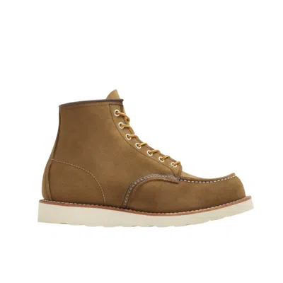 Red Wing Classic Suede Moc Boot In Brown