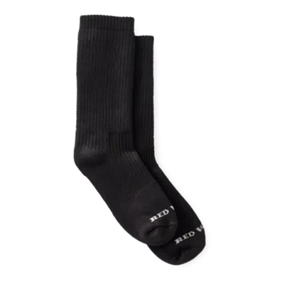 Red Wing Cushion Crew Socks In Black Men