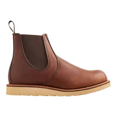 Red Wing Heritage 3190 Classic Chelsea Boots In Amber Harness Men In Brown