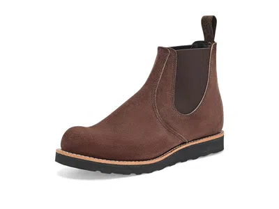 Red Wing Heritage Classic Chelsea Men's Shoes Chocolate Muleskinner: 7.5 D (m), Leather In Brown