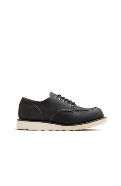 Red Wing Heritage Shop Moc Oxford Prairie Leather Shoe In Black