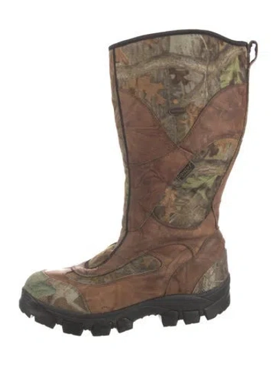 Pre-owned Red Wing Irish Setter Leather Hiking Boots In Brown