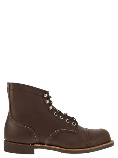 RED WING IRON RANGER AMBER - LACED BOOT